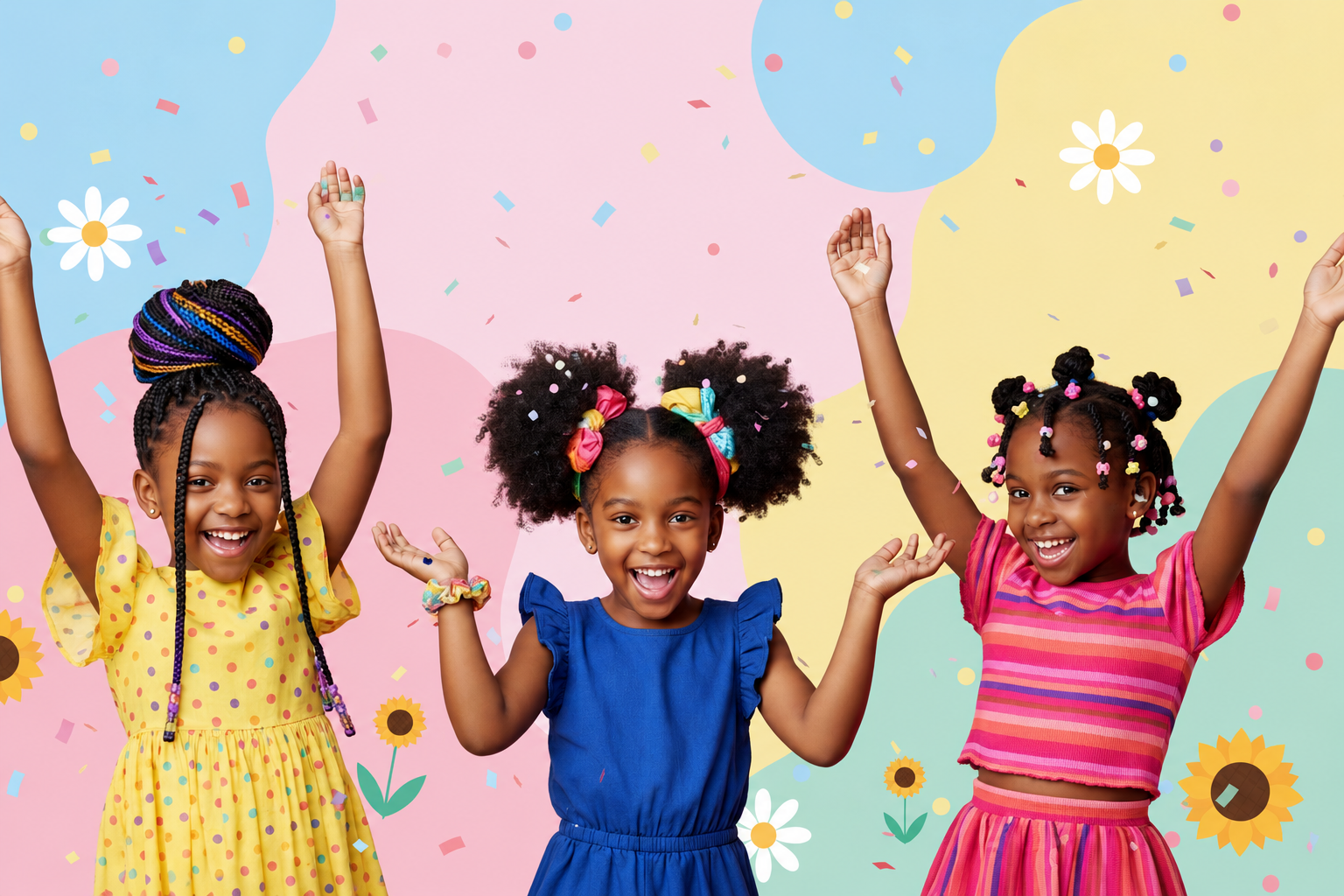 Children's Day Hair Goals: Cute and Safe Styles for Young Queens