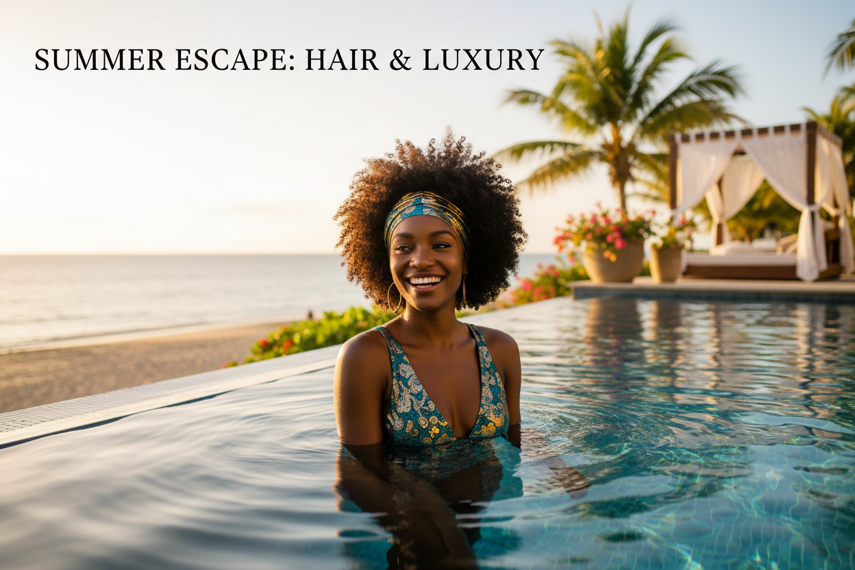 How to Protect Natural Hair in the Pool and Sea This Summer