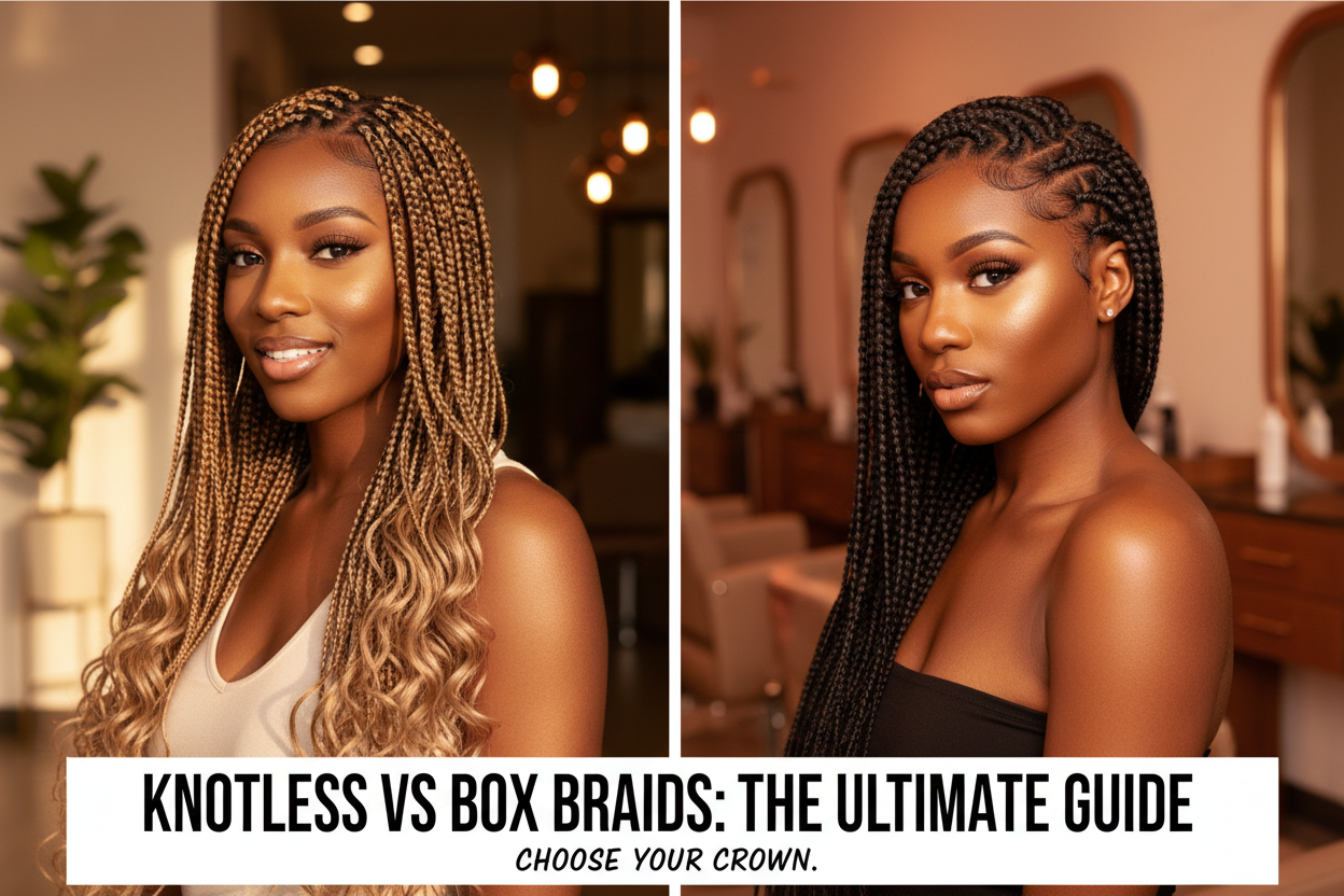 Knotless Braids vs Box Braids: The Ultimate Comparison
