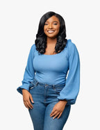 women weaves bouncy wave