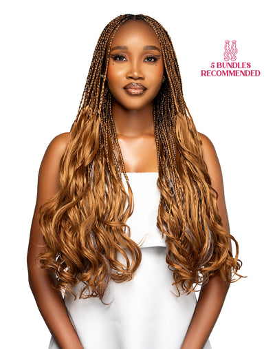 ⁠French Curls Braid Extension (Long)