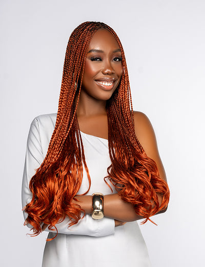 ⁠French Curls Braid Extension (Long)