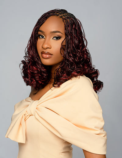 Curly Braids Short